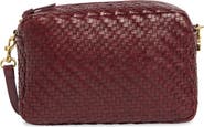Clare V. Marisol Woven Leather Crossbody Bag