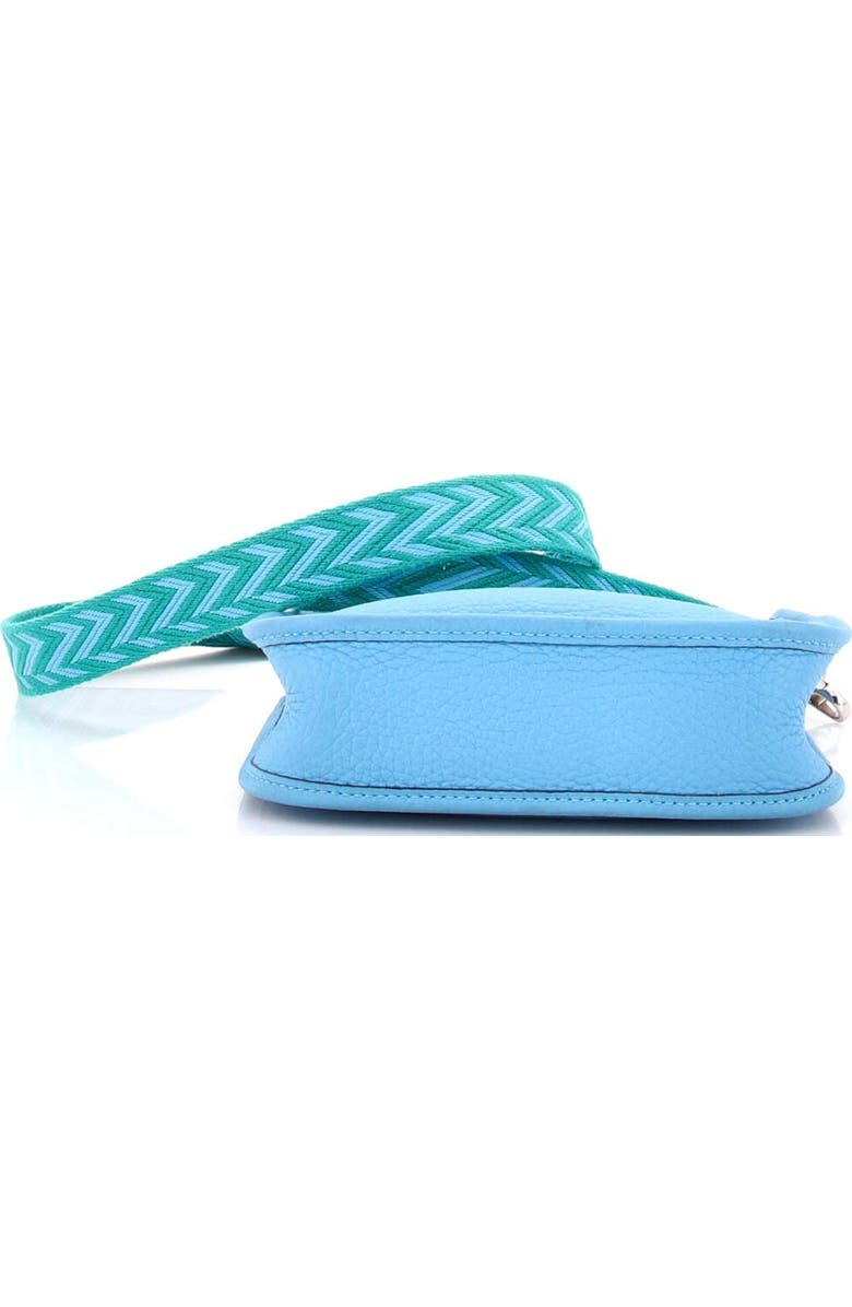 Pre-Owned Hermes Evelyne Bag Gen III Clemence TPM, Alternate, color, Bleu Du Nord