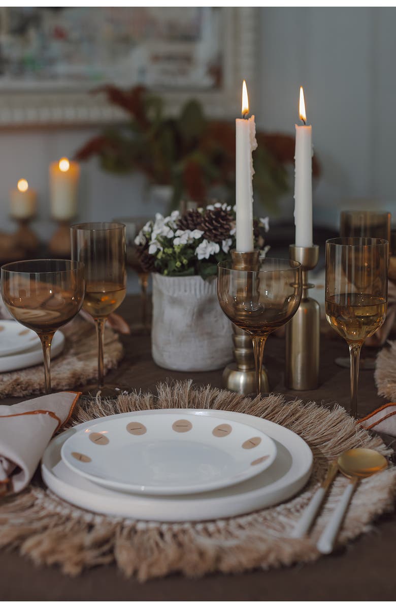 House of Revelry Fique Placemat Set of Four P, Alternate, color, Natural