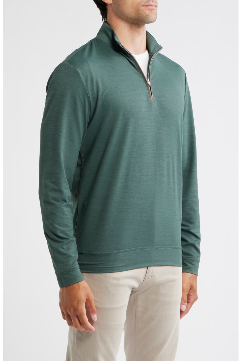Quarter Zip Pullover, Alternate, color, EVERGREEN