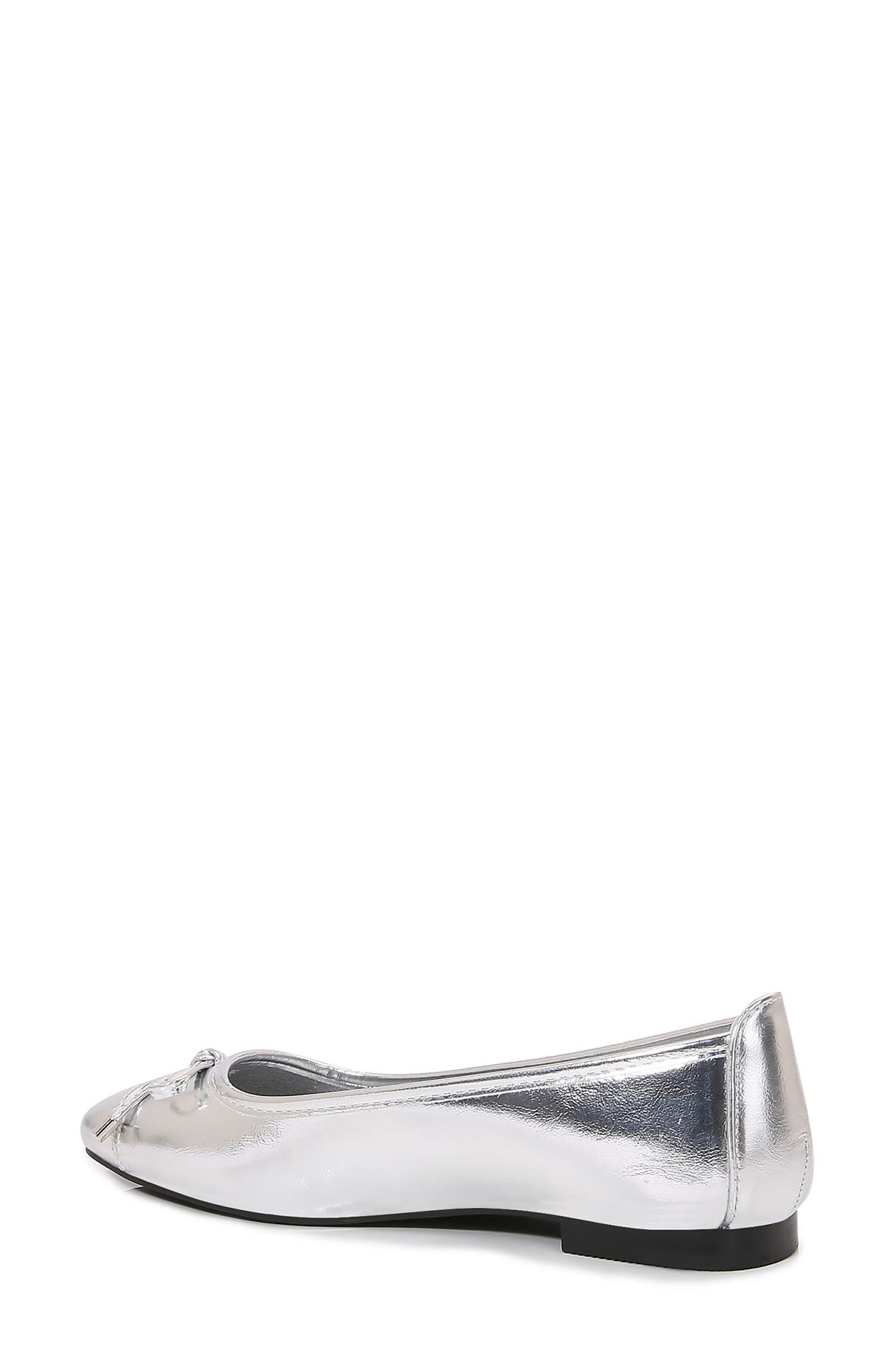 BERNESS Olesia Bow Flat, Alternate, color, Silver