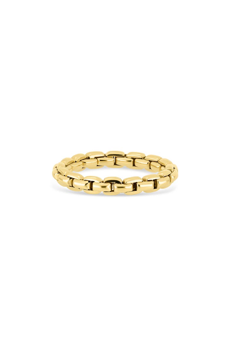 14k Gold Box Chain Ring, Alternate, color, 14K YELLOW GOLD