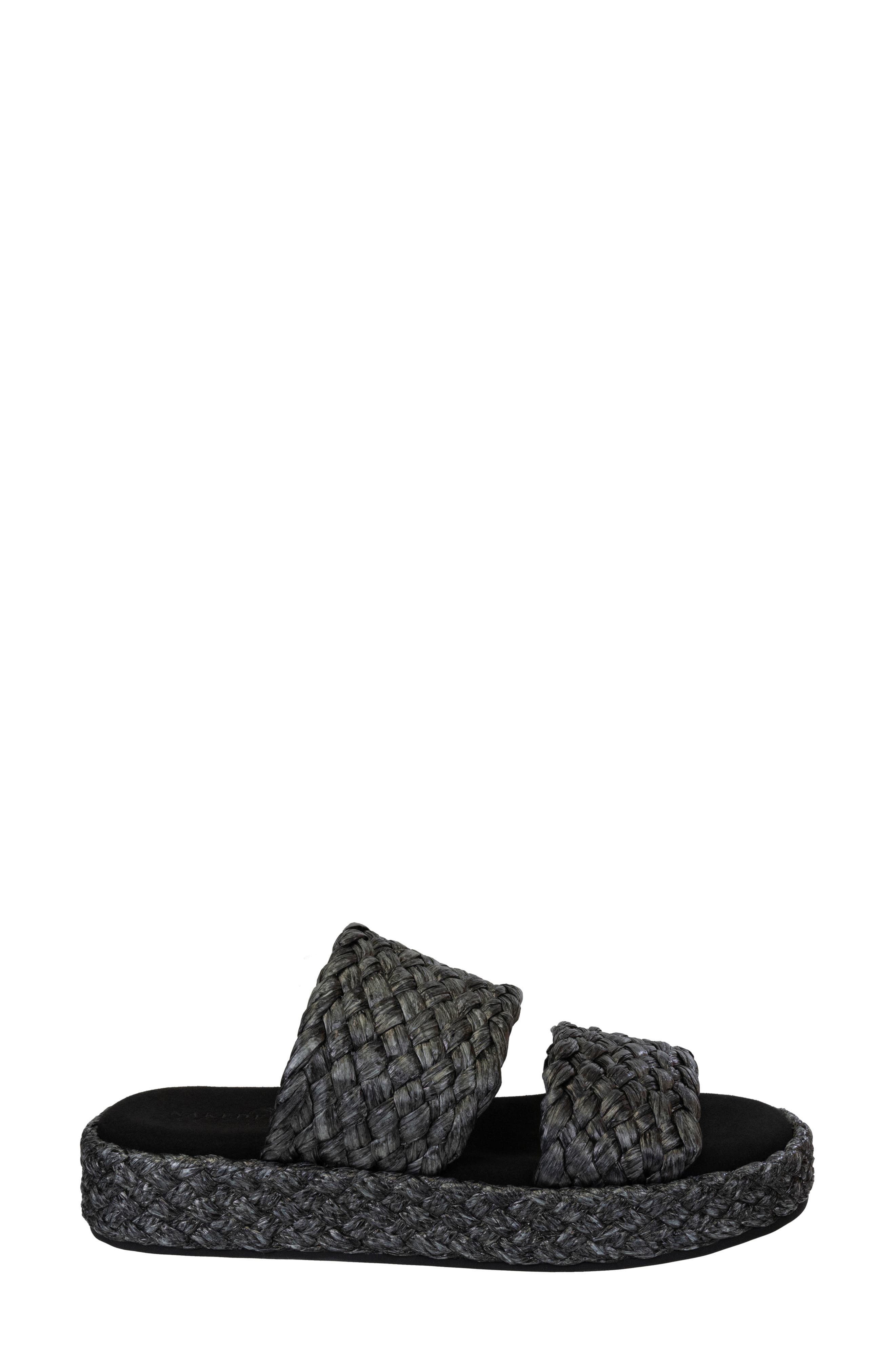 Naked Feet Santorini Espadrille Platform Slide Sandal, Alternate, color, 
