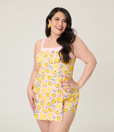 Plus Size Skirted Dolly Romper