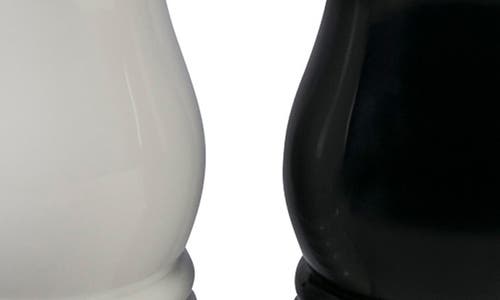 Le Creuset 2-piece Salt & Pepper Mill Set In Black And White