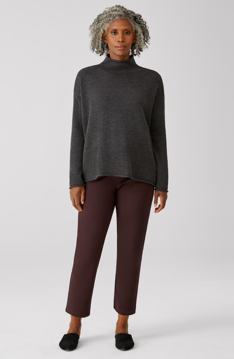 Eileen Fisher Slouchy Tencel<sup>®</sup> Lyocell Blend Ankle Pants, Alternate, color, 
