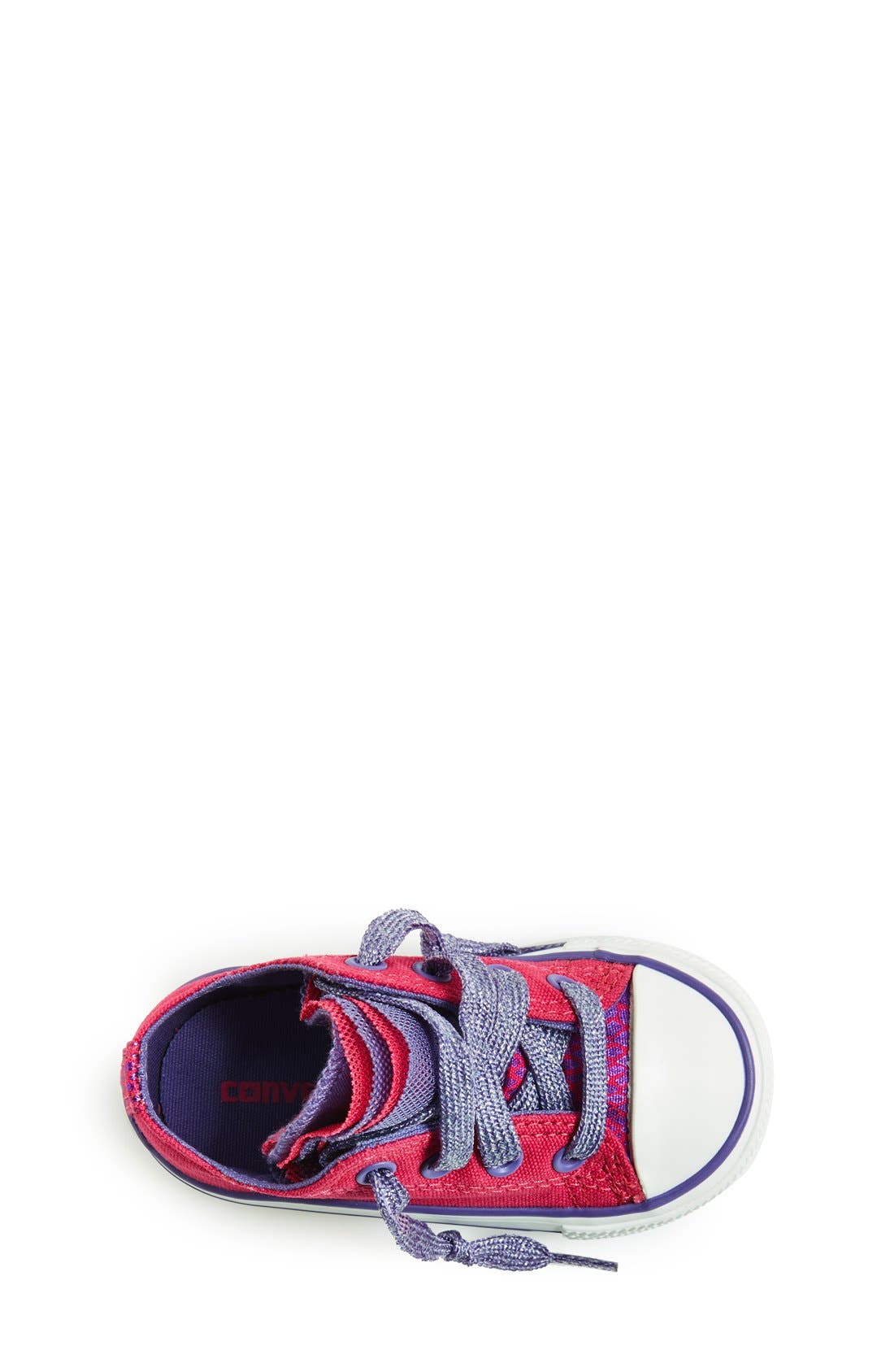 Chuck Taylor® All Star® 'Party' Reptile Print Low Top Sneaker, Alternate, color, COSMOS PINK