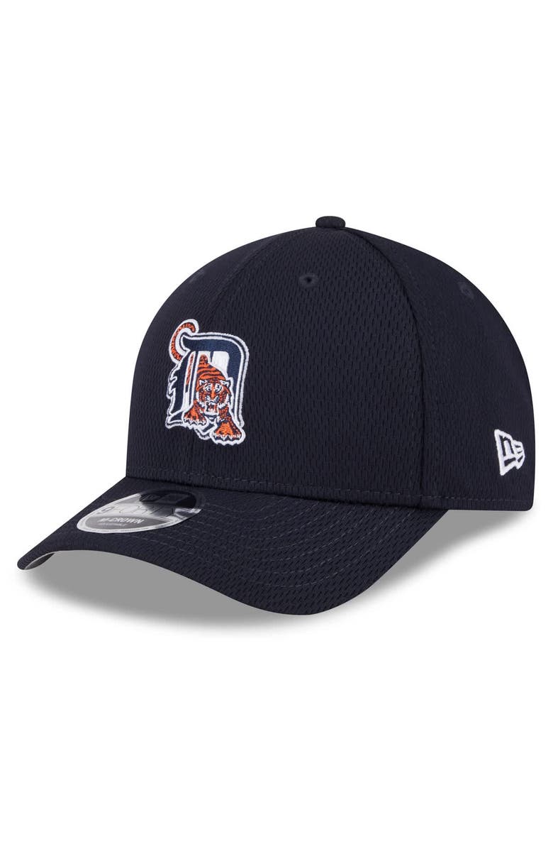 New Era Men's New Era Navy Detroit Tigers 2025 MLB Clubhouse 9FORTY M-Crown Adjustable Hat, Main, color, 