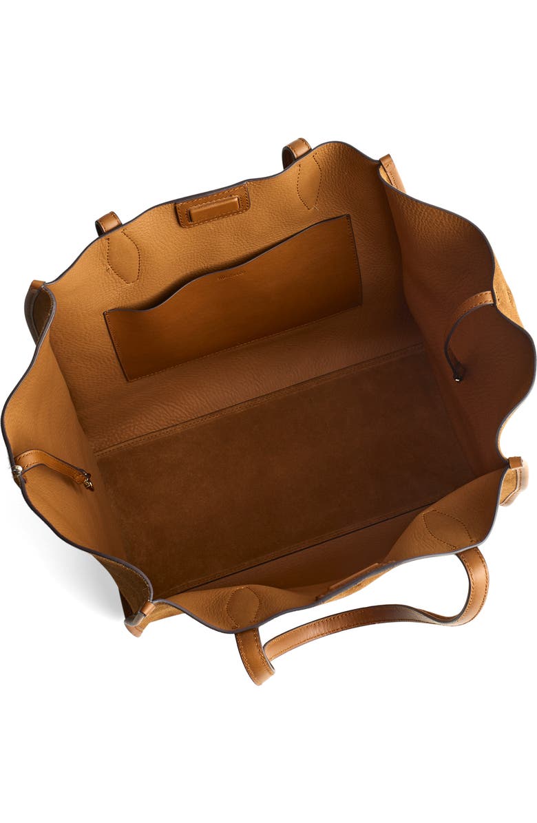 Madewell The Lexington Suede Tote, Alternate, color, Aged Cognac