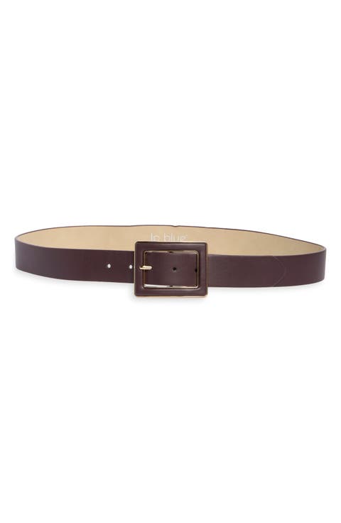 Faux Leather Belt