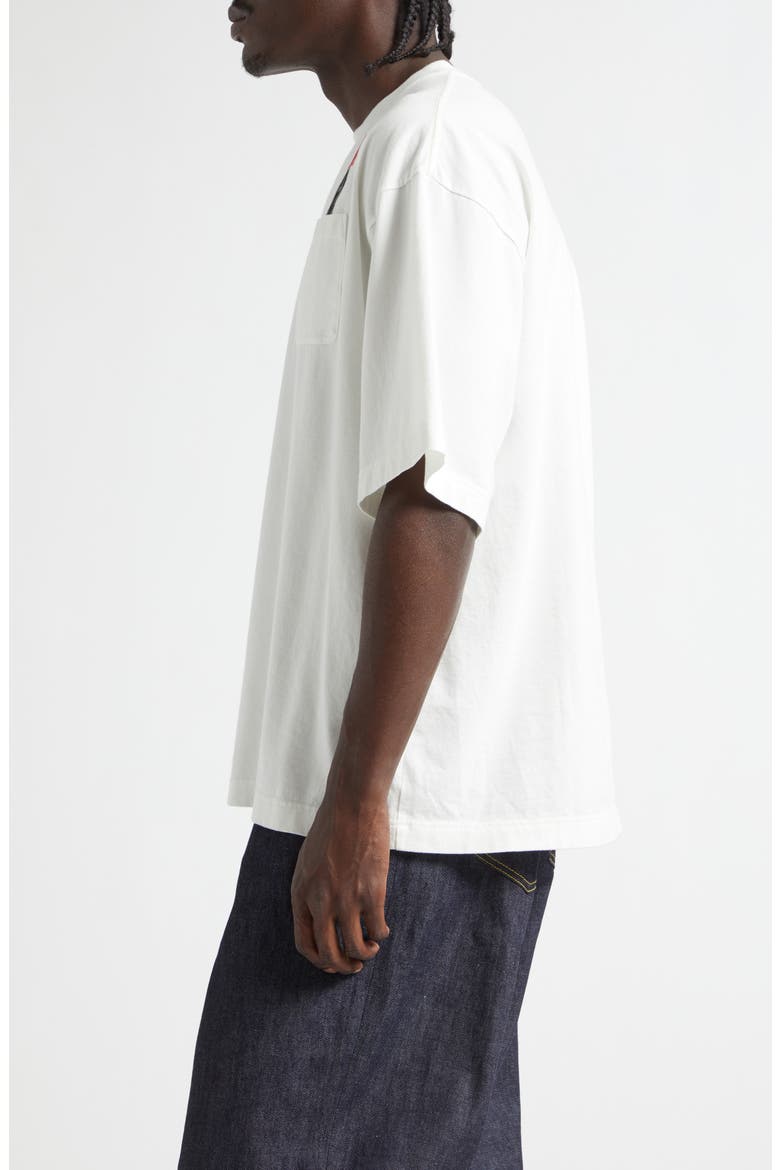 Oversize Cotton Graphic T-Shirt, Alternate, color, WHITE
