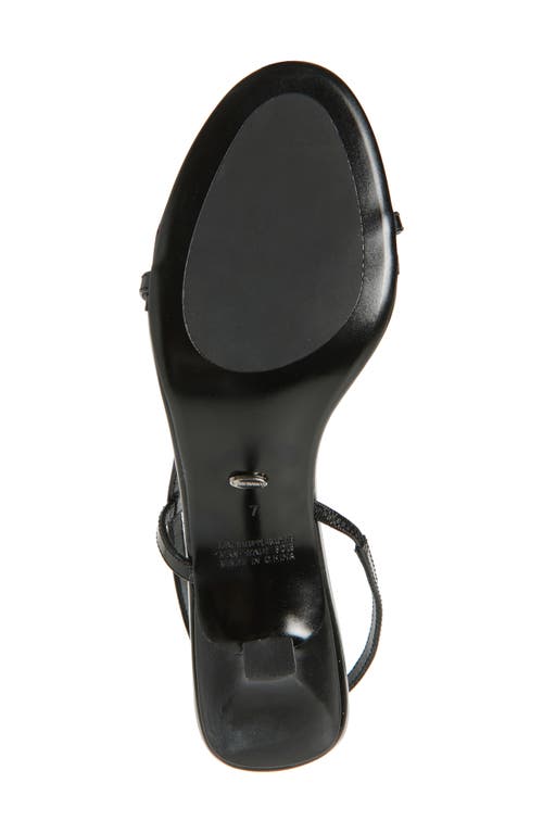 Tony Bianco Christine Slingback Sandal In Black Hi Shine