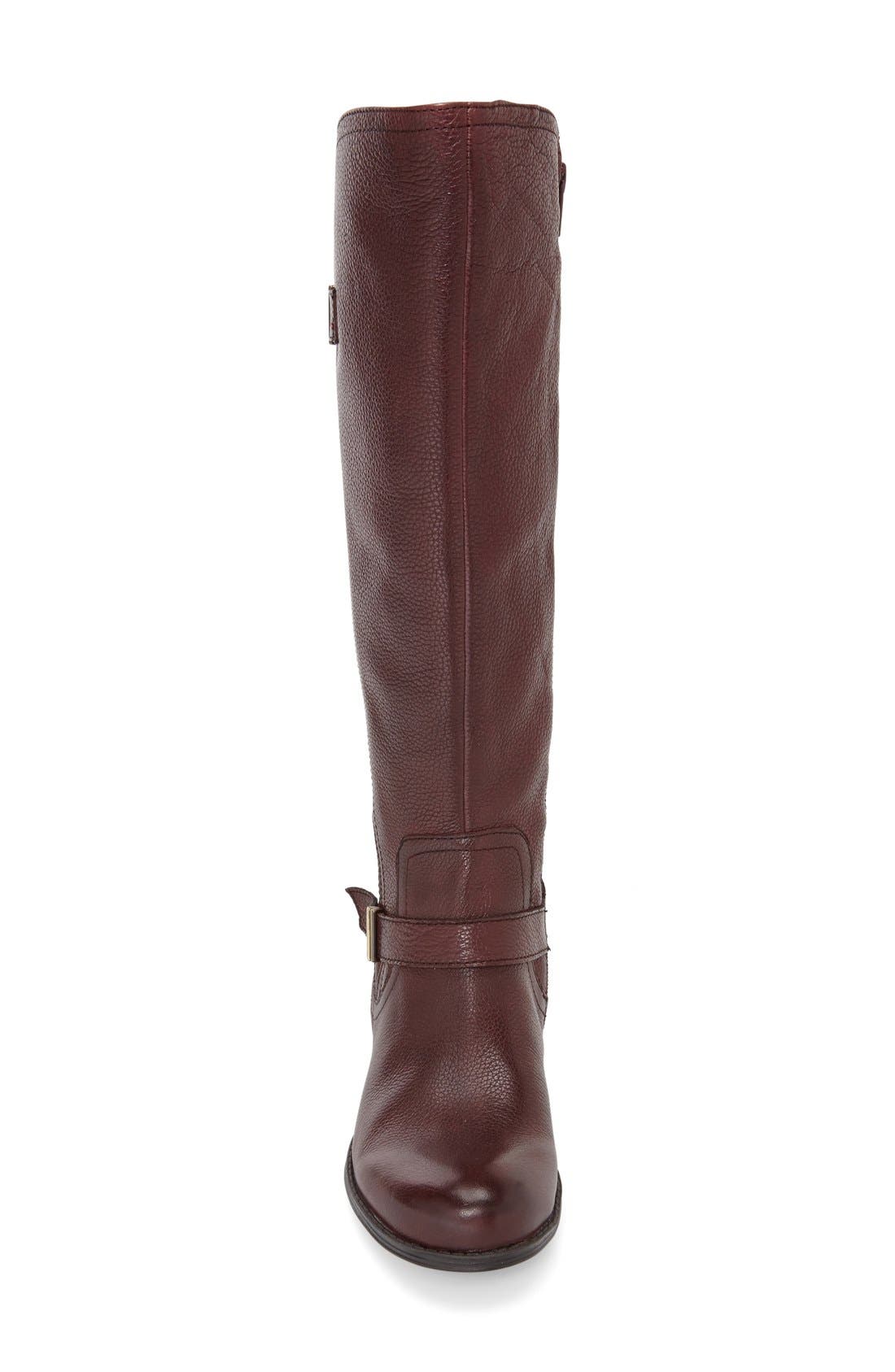 'Joan' Riding Boot, Alternate, color, CORDOVAN LEATHER