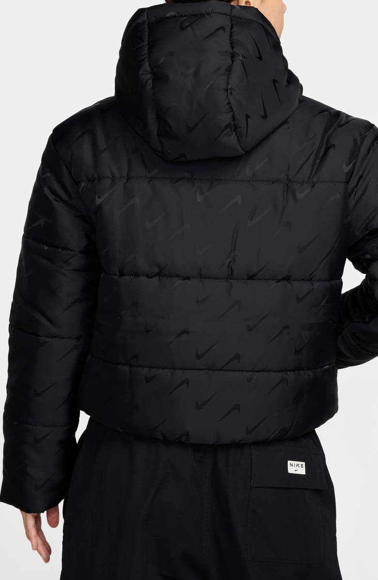Nike Sportswear Swoosh Jacquard Therma-FIT Puffer Jacket, Alternate, color, 