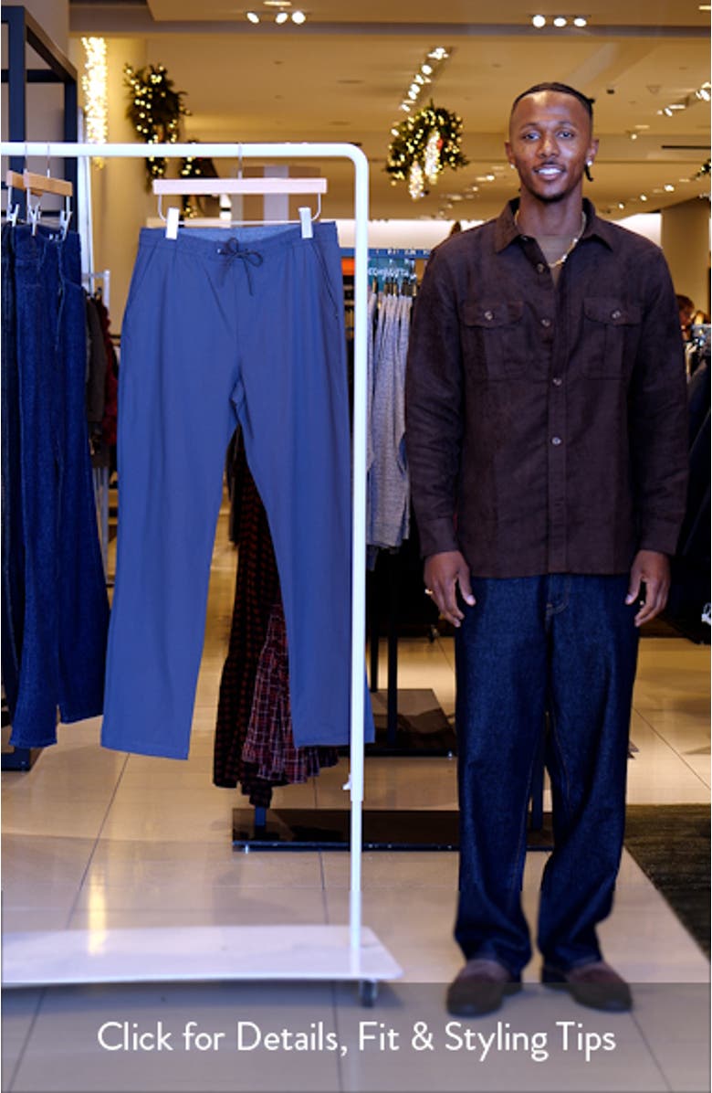 Meta Elastic Waist Knit Pants, sales video thumbnail