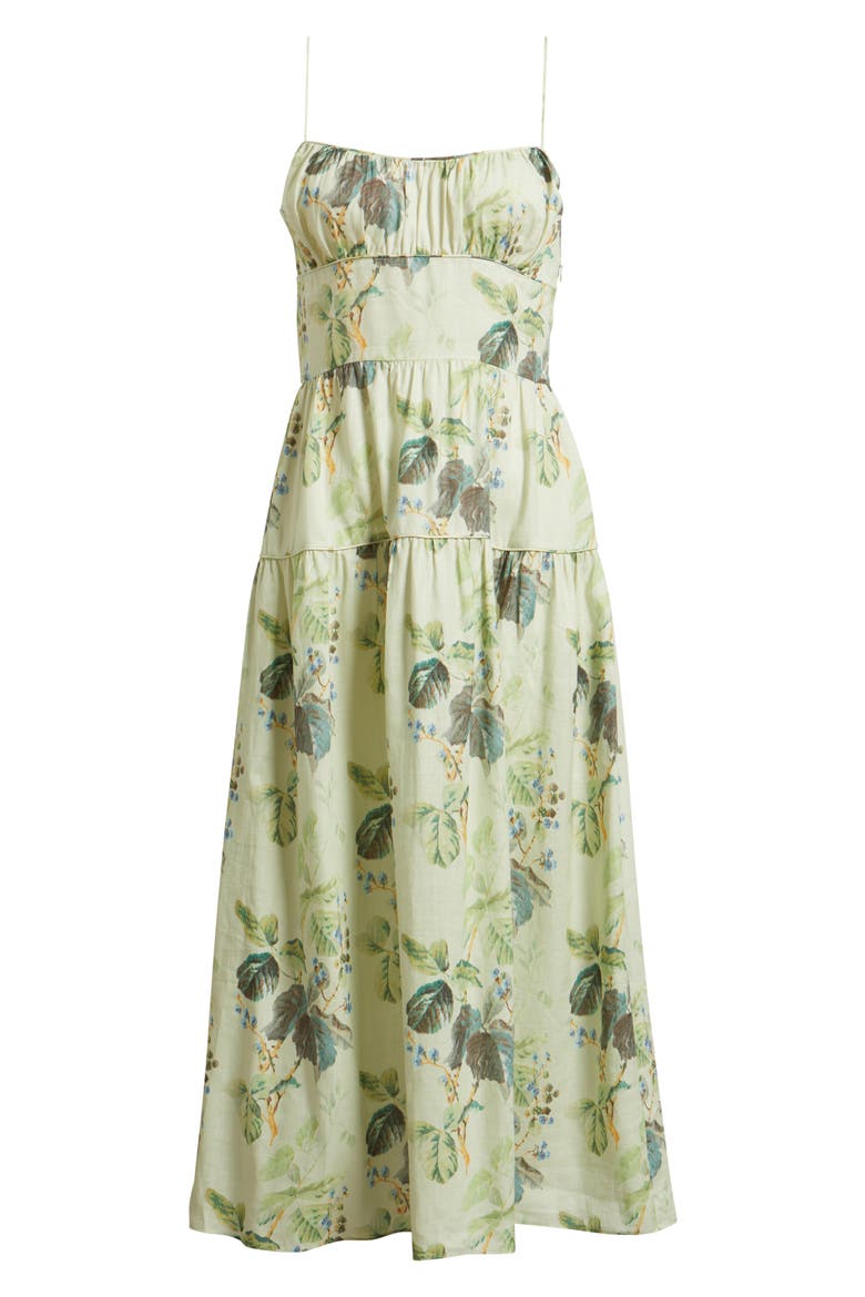 Benoit Floral Print Sleeveless Maxi Dress, Alternate, color, FLORAISON DE MURES