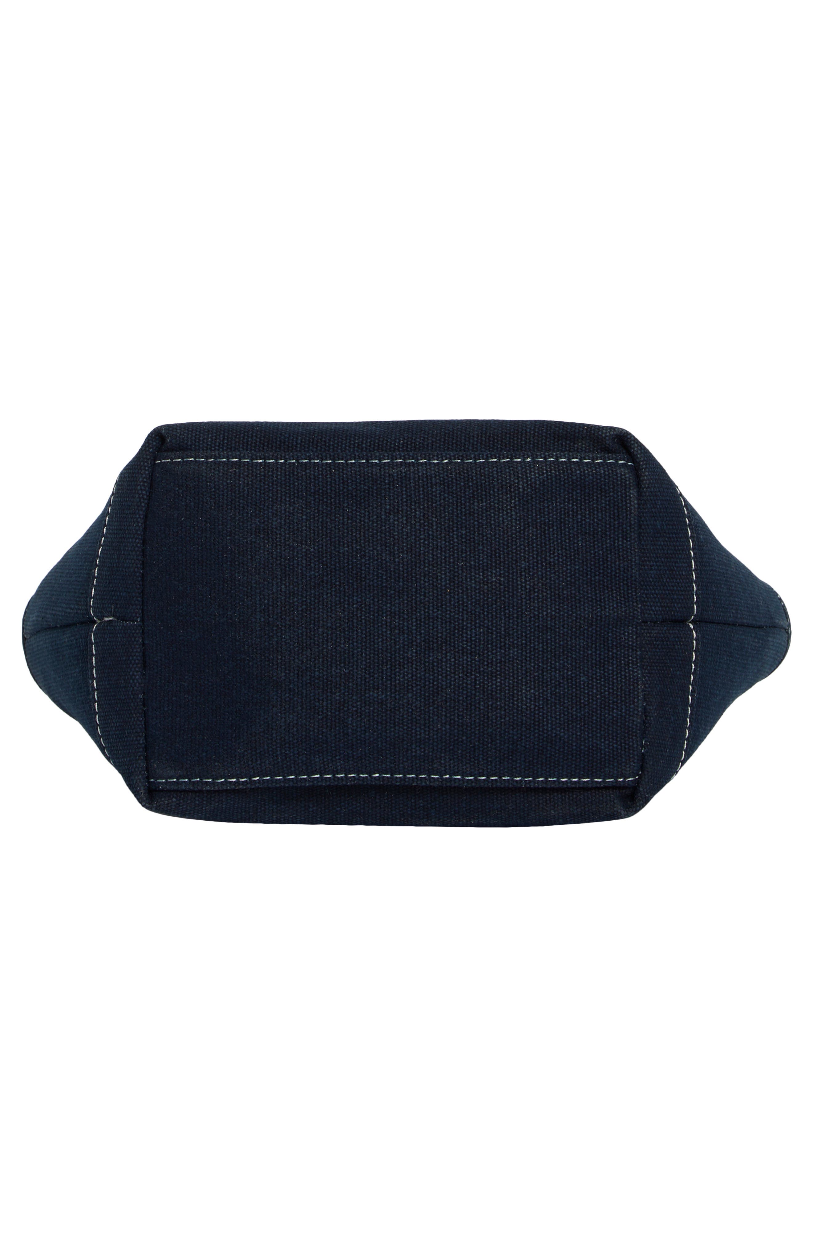 Small Convertible Denim Twill Satchel with Accessories, Alternate, color, NAVY