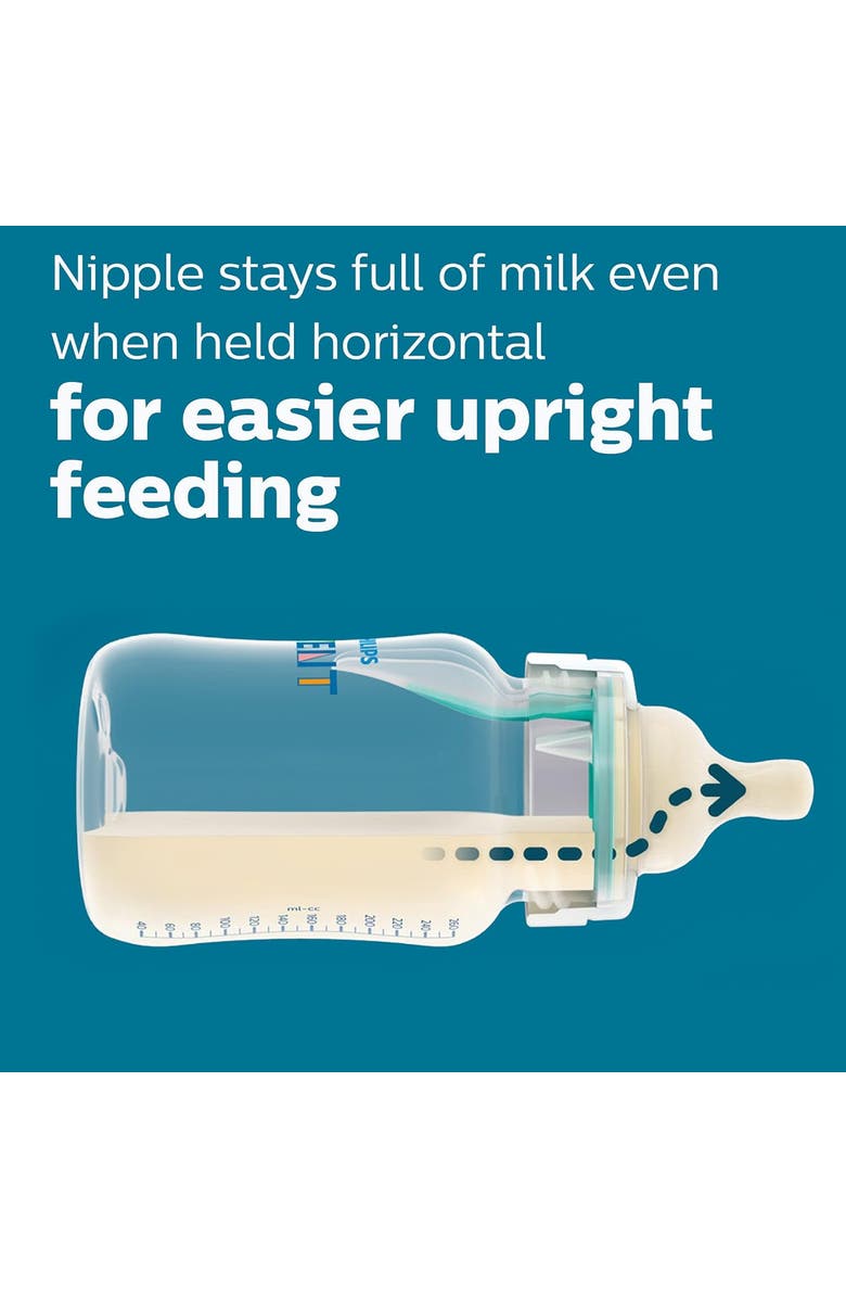 Avent Anti-colic Baby Bottle With AirFree Vent, 9oz, 4pk, Clear, Alternate, color, NO COLOR