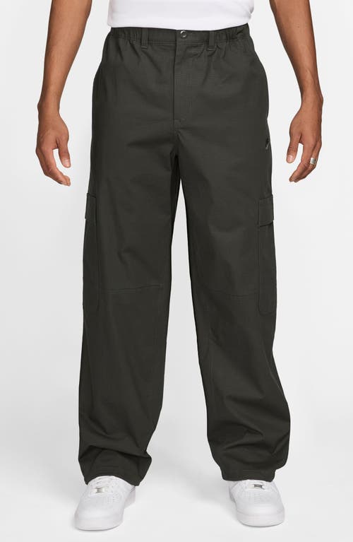 Nike Sportswear Club Stretch Cotton Ripstop Cargo Pants In Green