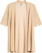 Anne Klein Semisheer Short Sleeve Cardigan