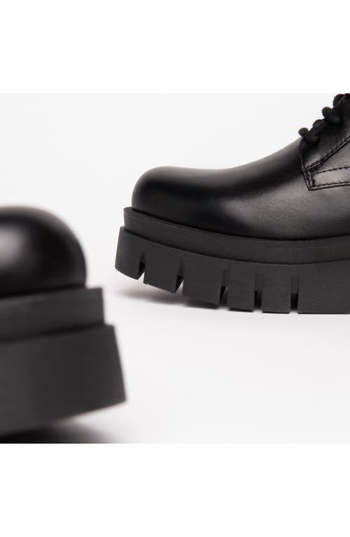 Nerogiardini Logo Plate Platform Wedge Bootie In Black