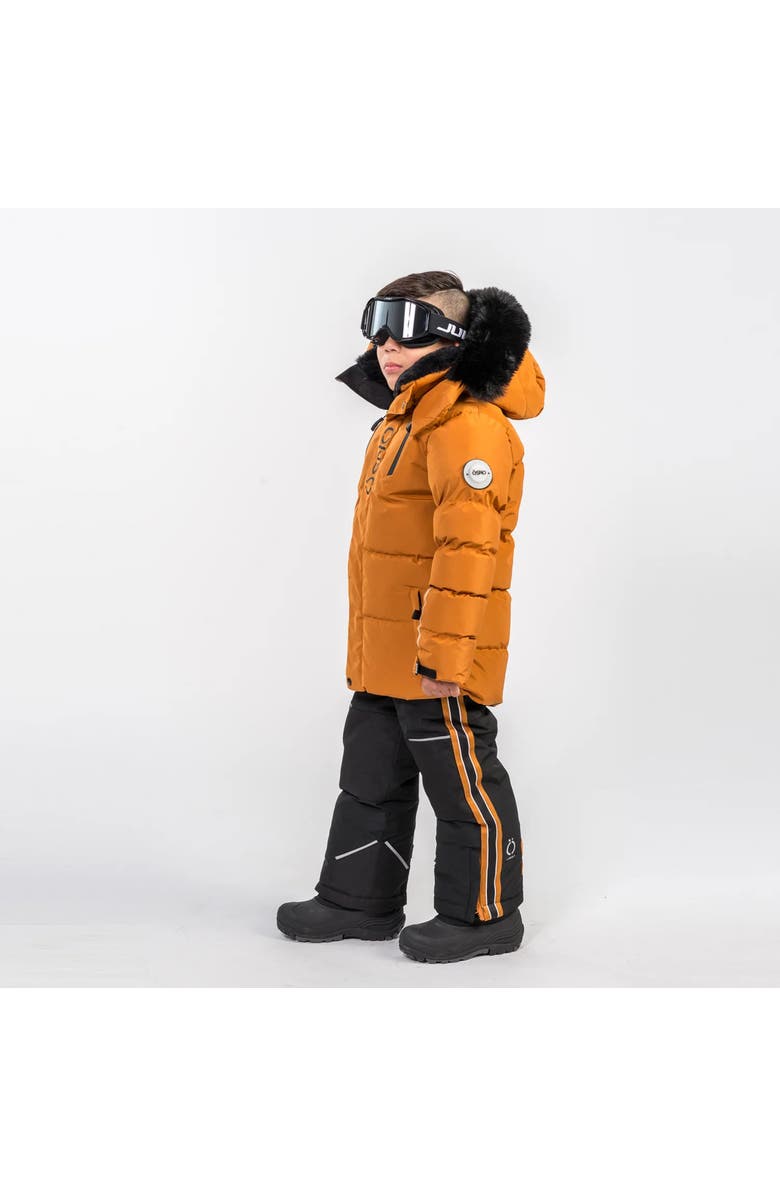 ÖSNO Luca Luxury  Snowsuit With Sleek Design, Alternate, color, Pastel Yellow