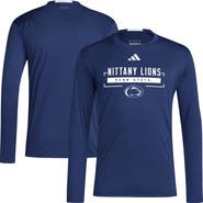 adidas Men's adidas Navy Penn State Nittany Lions D4T Long Sleeve T-Shirt
