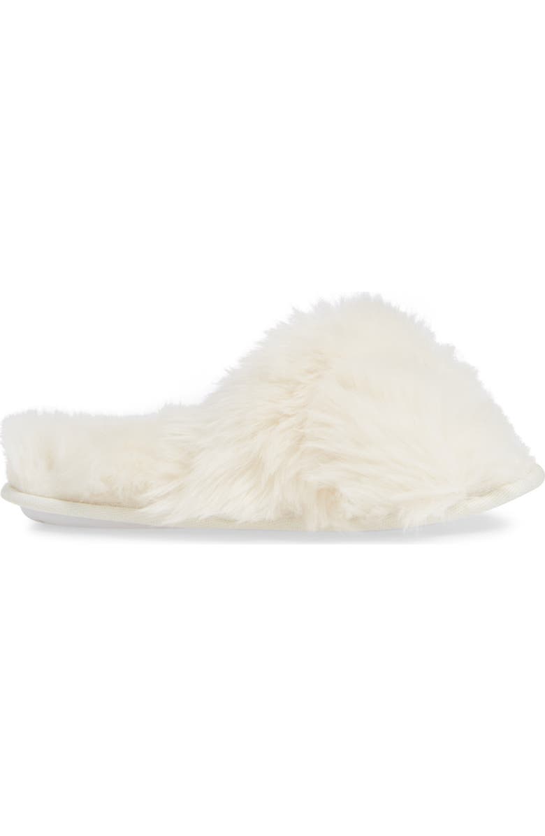 Make + Model Cuddle Plush Faux Fur Scuff Slipper, Alternate, color,