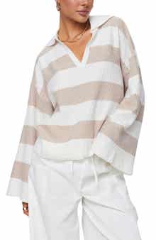 Rick Oversize Stripe Collar Sweater