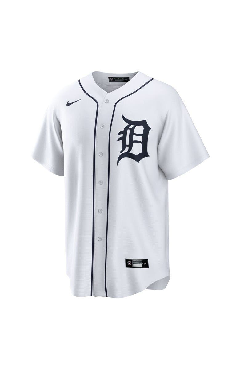 Nike Men's Nike White Detroit Tigers Home Replica Team Jersey, Alternate, color, White