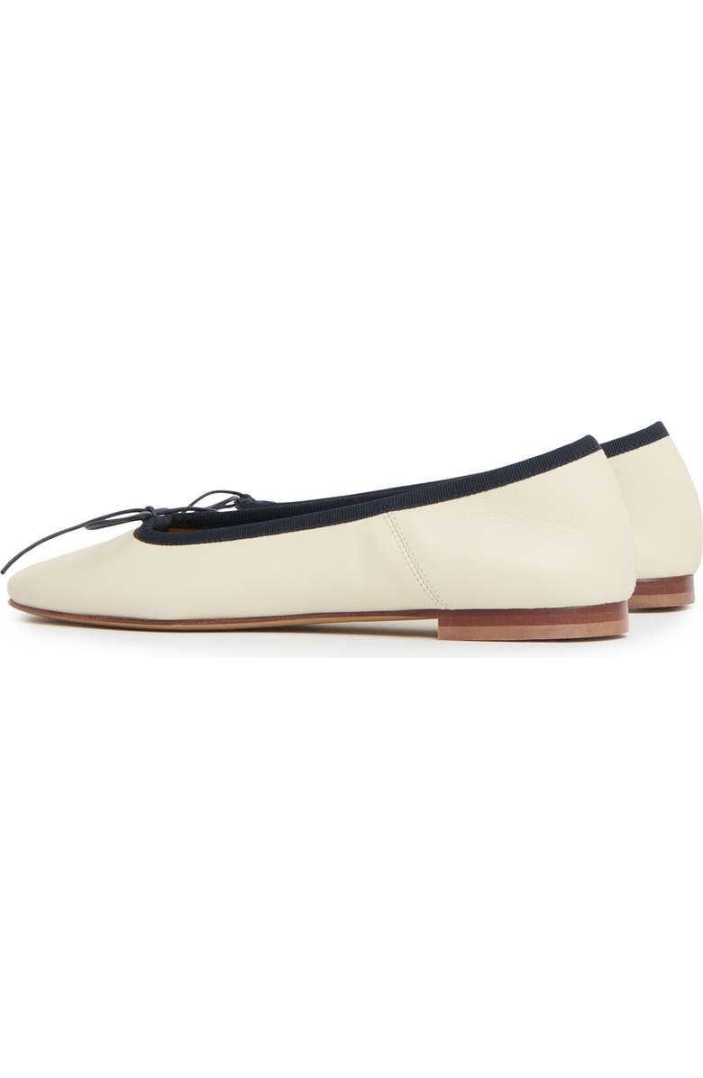 Mansur Gavriel Ballet Flat, Alternate, color, Jasmine/ Midnight