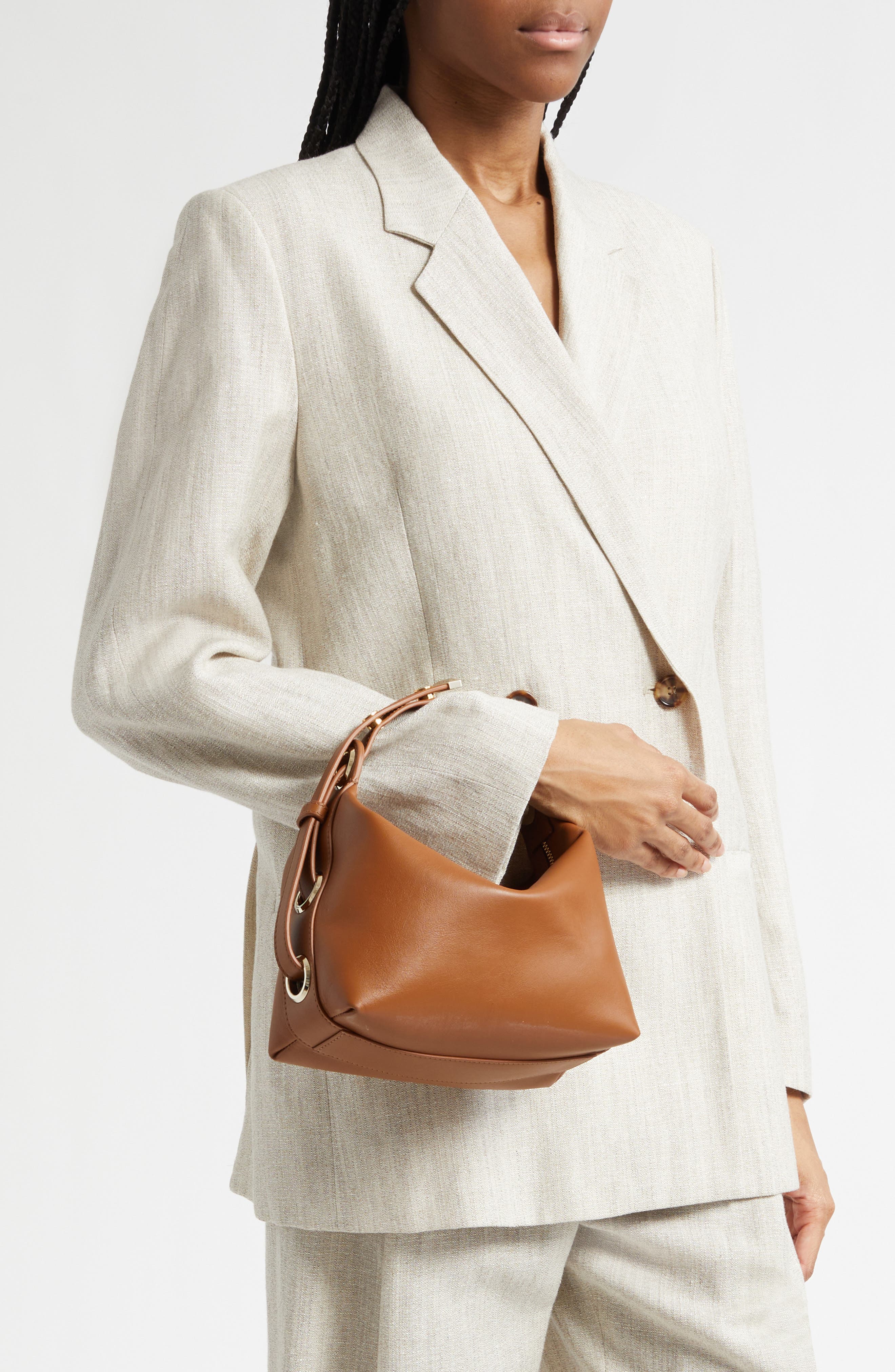 Flo Leather Pouch, Alternate, color, BG71 CUOIO