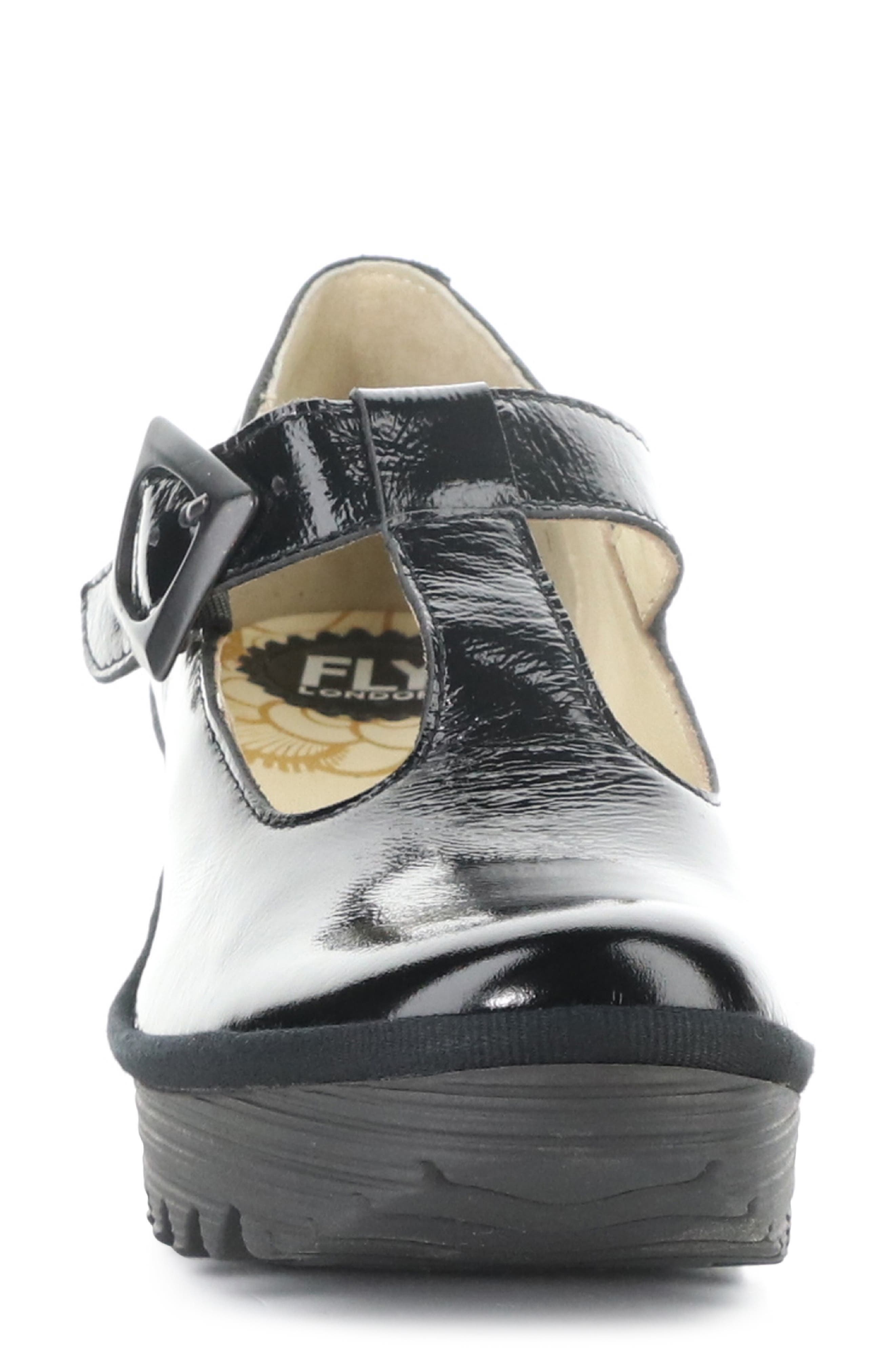 Fly London Yald Wedge Mary Jane Pump, Alternate, color, 003 Black
