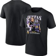 FANATICS Men's Fanatics Justin Jefferson Black Minnesota Vikings Notorious Player Graphic T-Shirt