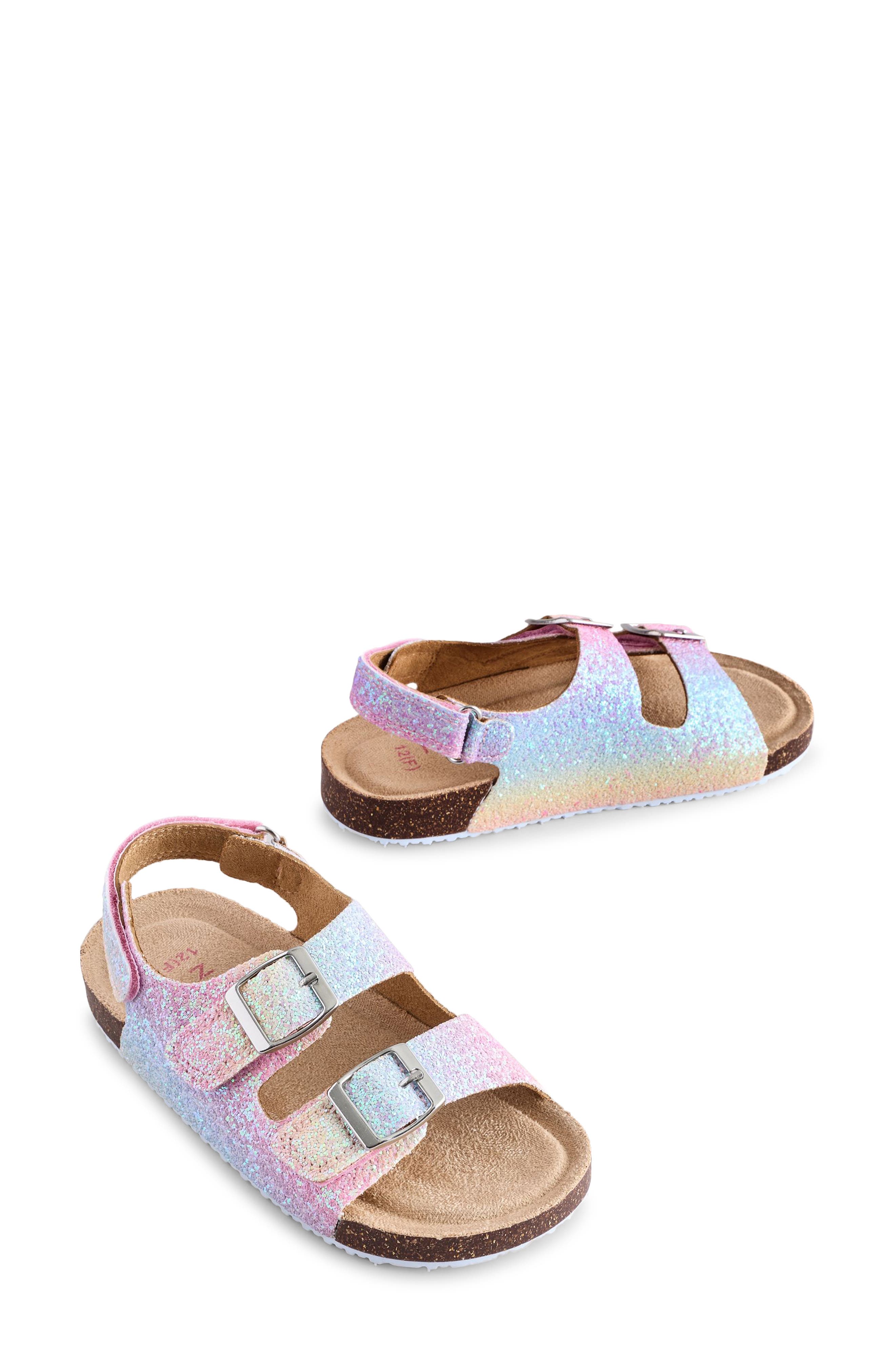 NEXT Kids' Glitter Slingback Sandal, Main, color, 