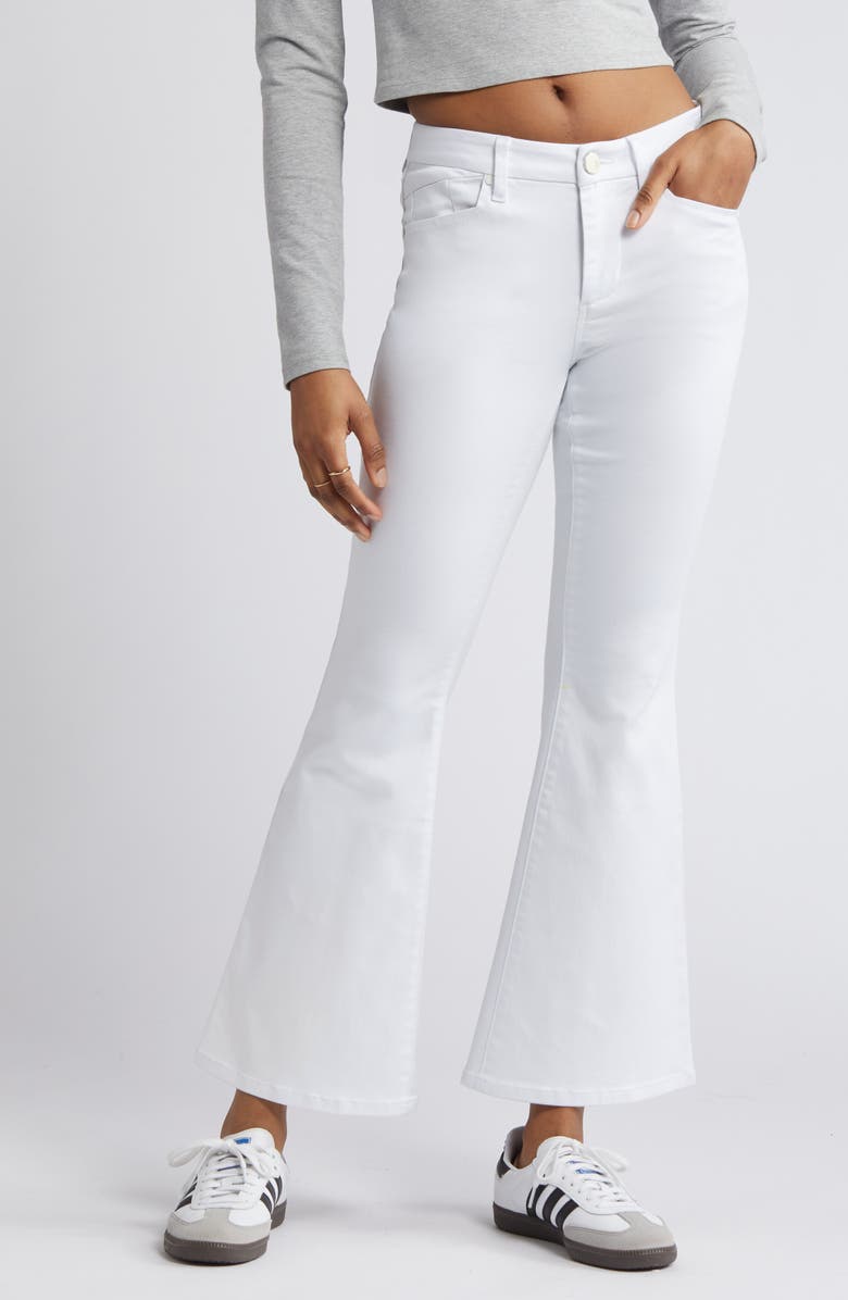 1822 Denim Mid Rise Flare Jeans, Alternate, color,