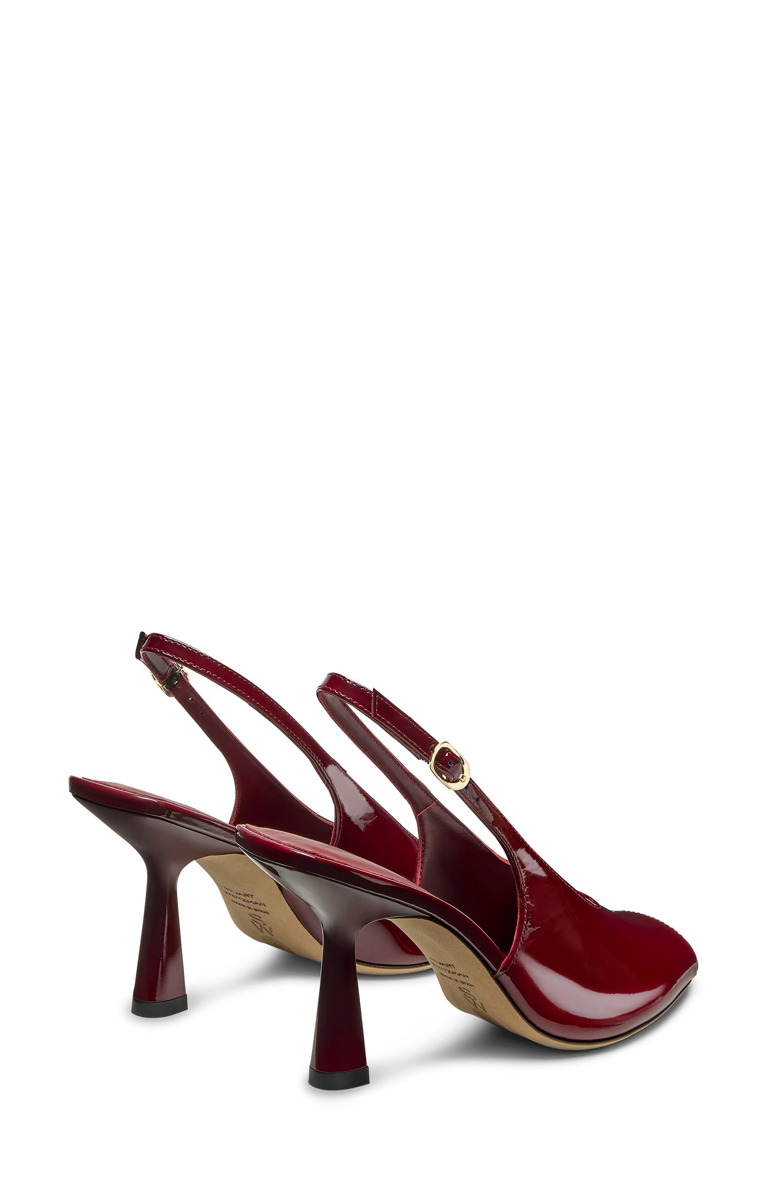 Stuart Weitzman Val Slingback 85 Sandal, Alternate, color, Rosewood