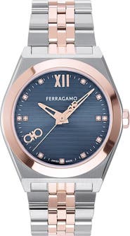 FERRAGAMO Vega Bracelet Watch, 40mm
