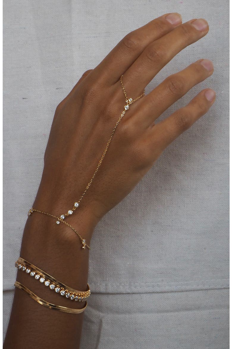 Anais Hand Chain, Alternate, color, GOLD