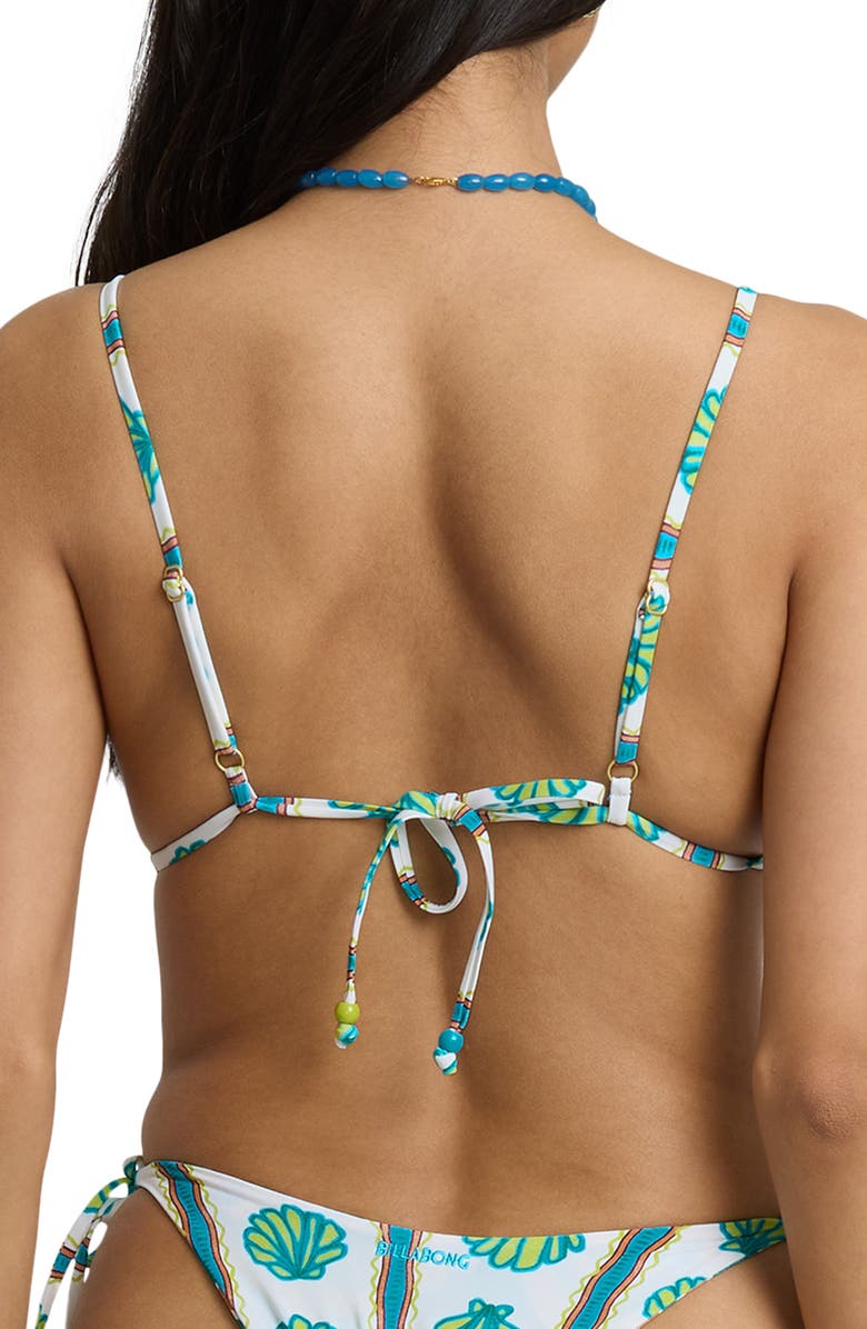 Billabong Salty Waves Reversible Slider Bikini Top, Alternate, color, Salt Crystal