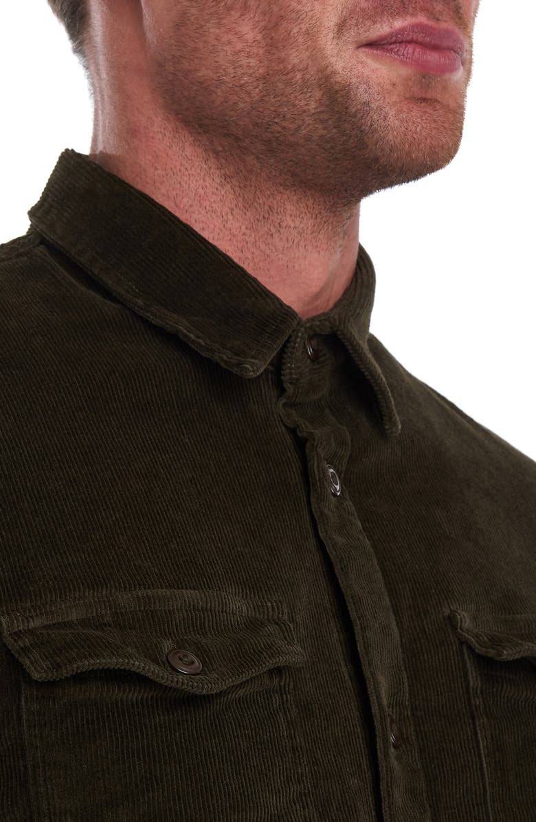 Barbour Stretch Corduroy Overshirt, Alternate, color, 