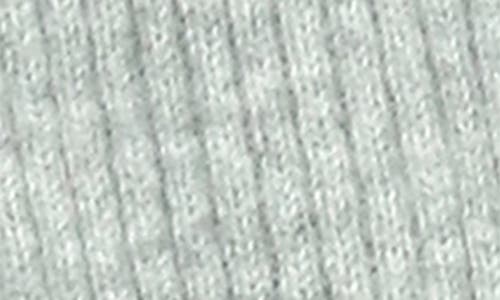 Portolano Cashmere Ribbed Wrap Scarf In Gray