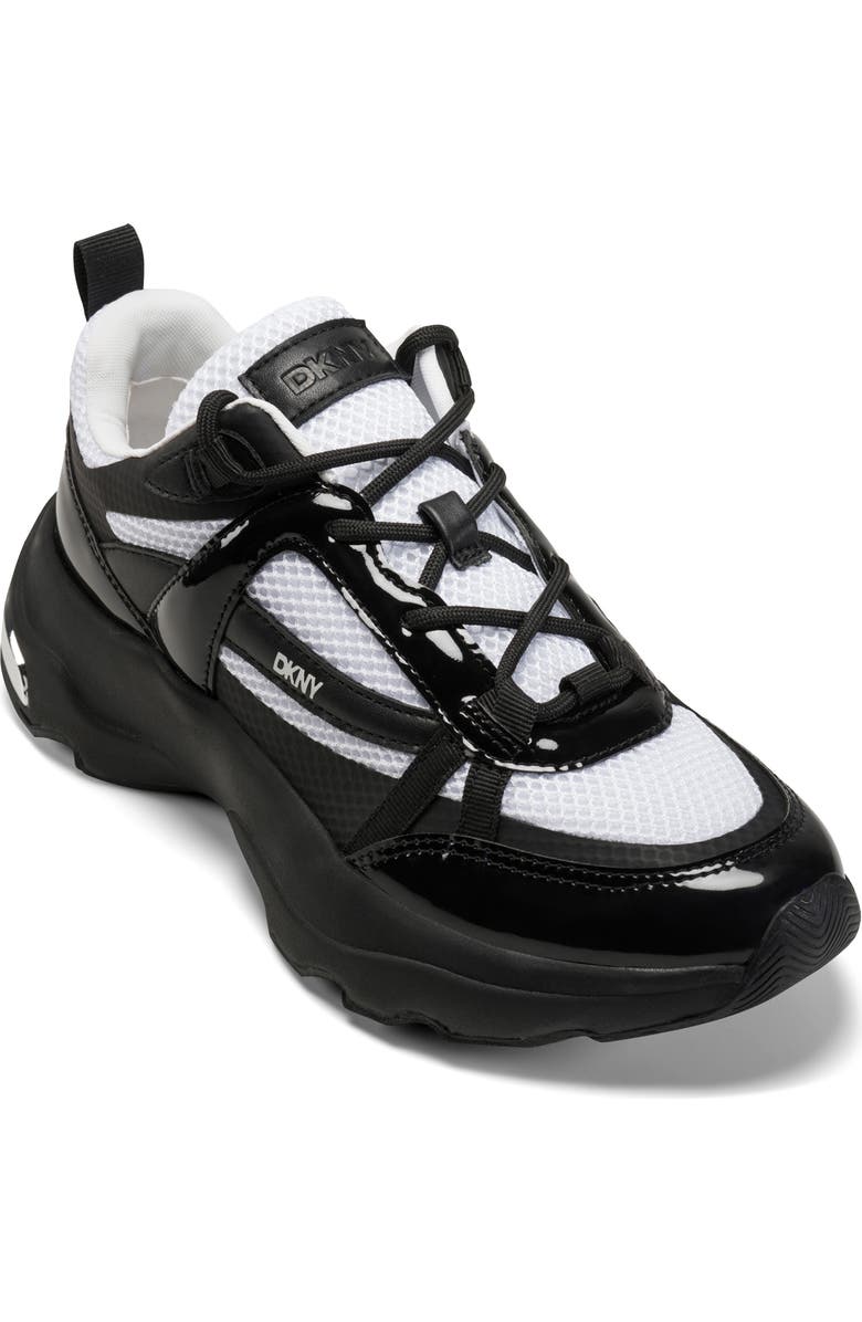 DKNY Juna Sneaker, Main, color, White/ Black