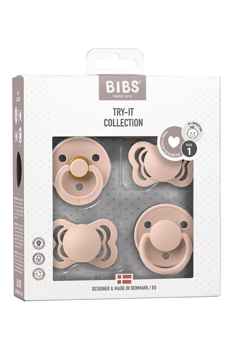 4-Pack Try-It Collection Pacifier Set, Alternate, color, BLUSH
