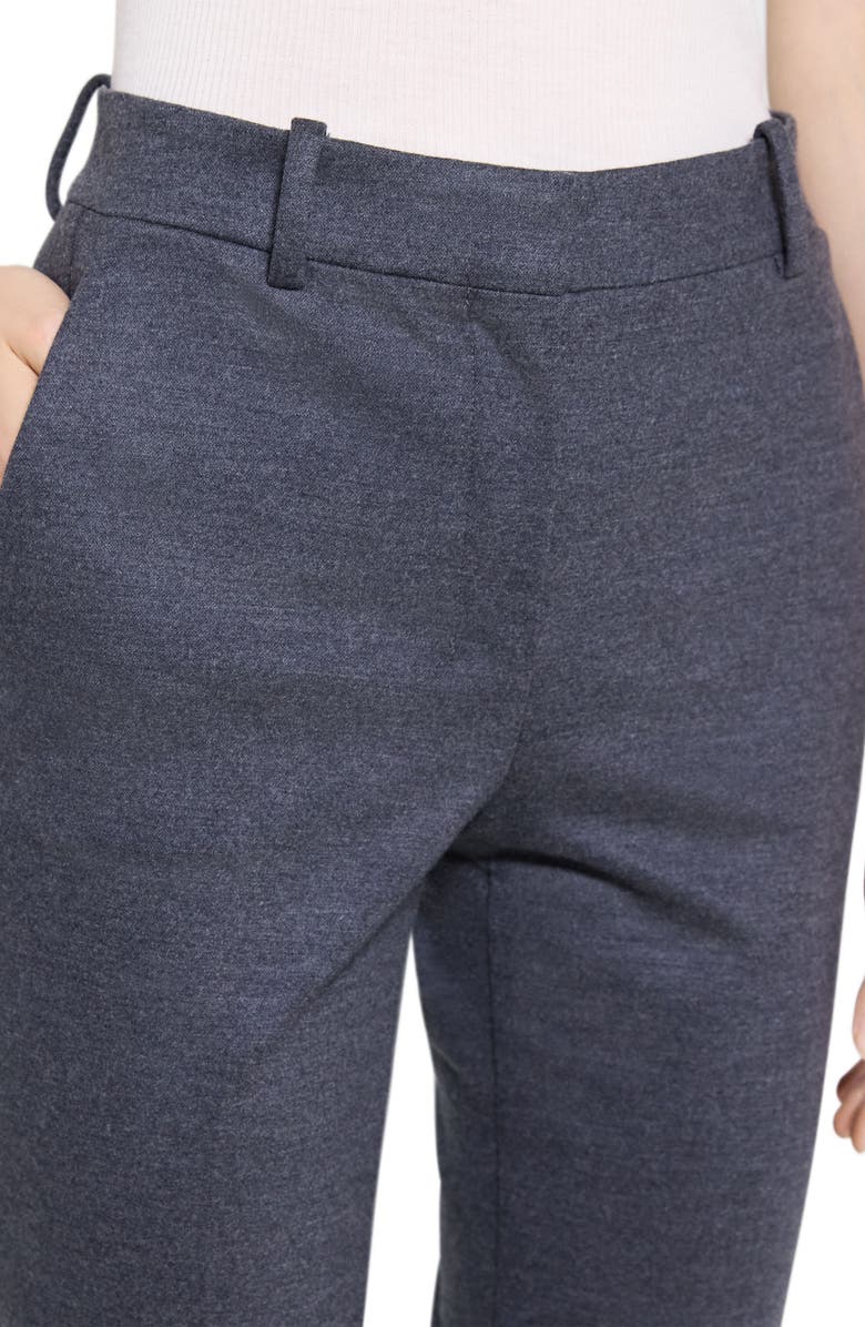 Theory Slim Fit Wool Blend Pants, Alternate, color, New Charcoal Melange