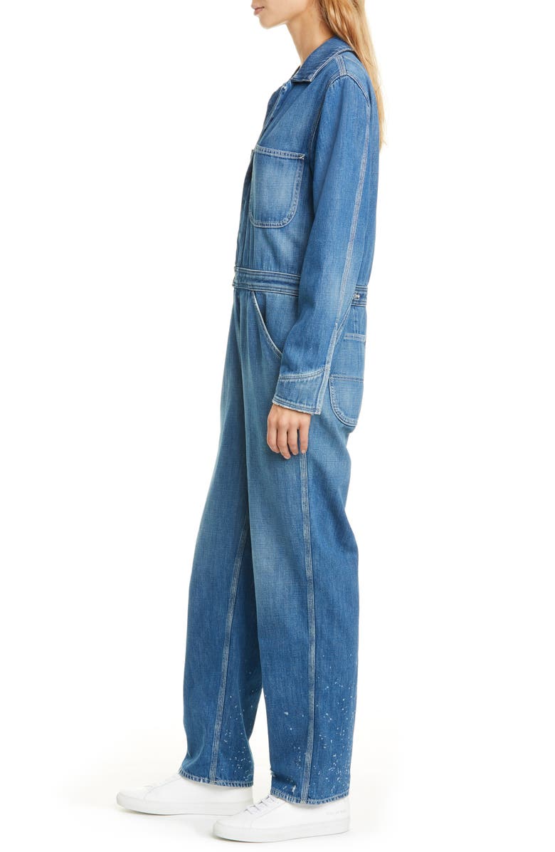 rag & bone Denim Boilersuit, Alternate, color,