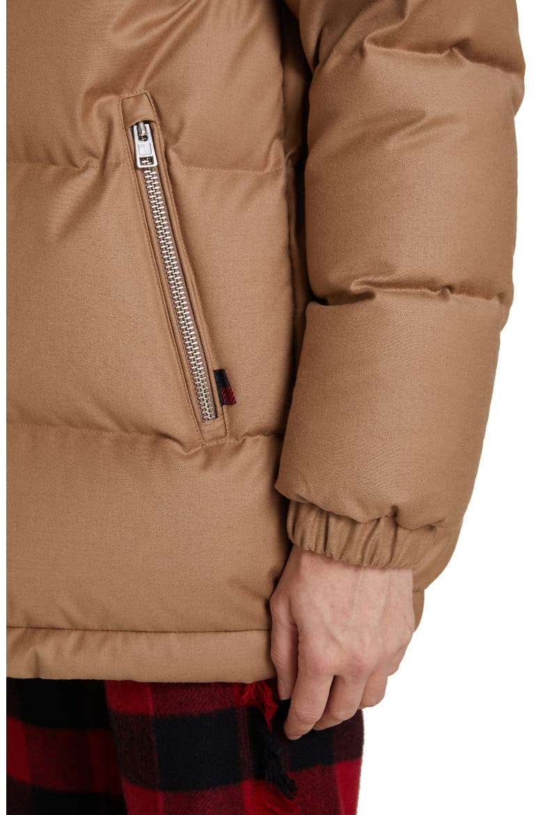 Luxe Aliquippa Down Parka with Genuine Coyote Fur Trim, Alternate, color, CHIPMUNK