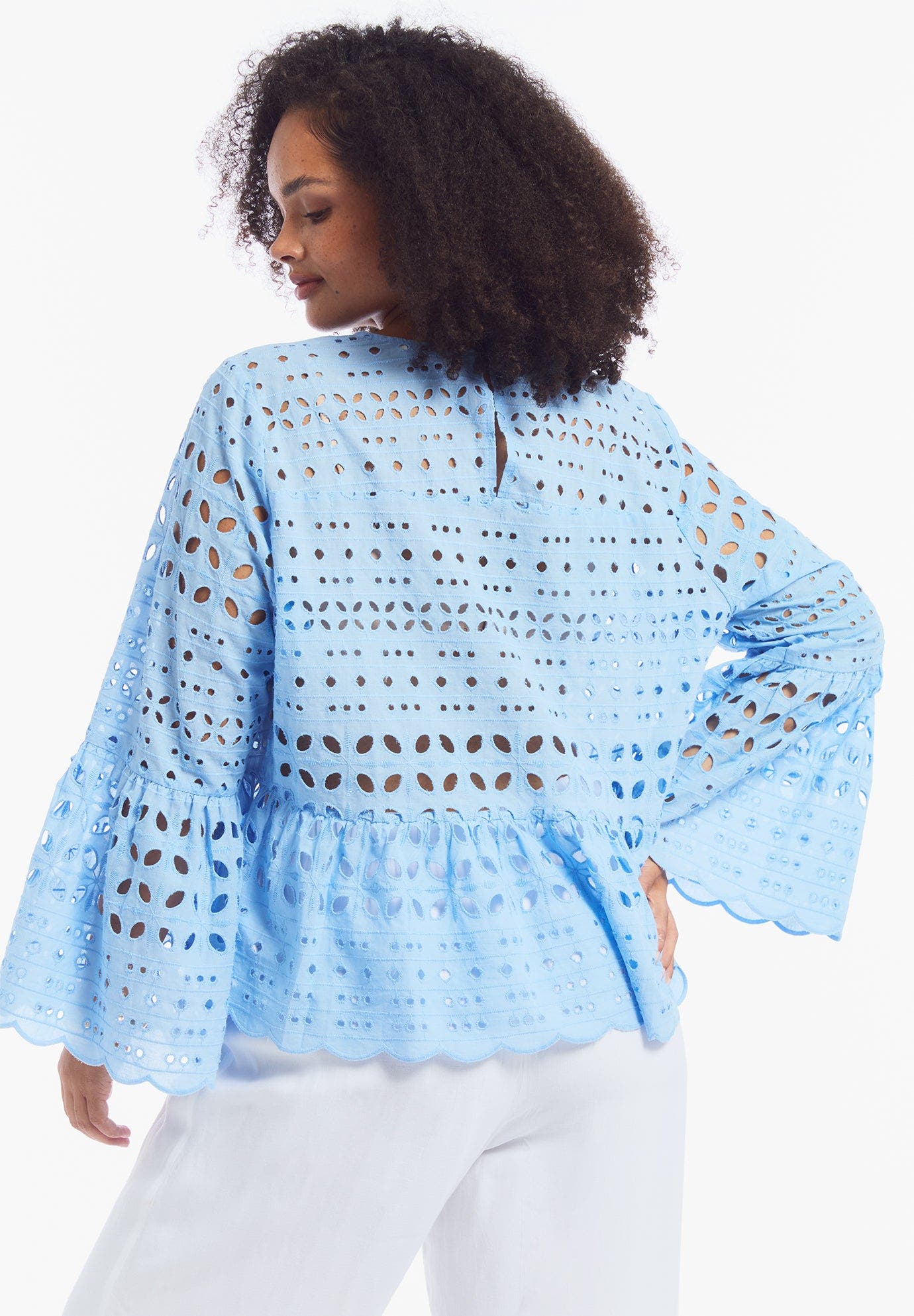 Flounce Peplum Top - image 2