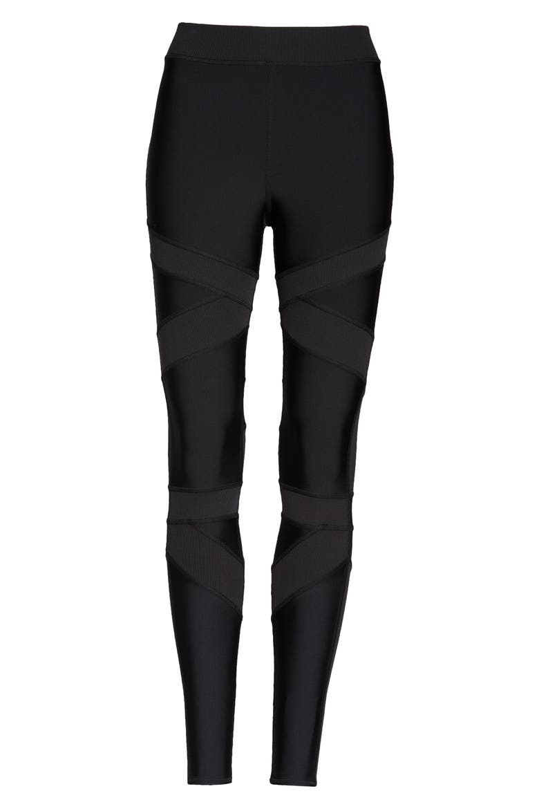 Level Up Airlift High Waist Leggings, Alternate, color, BLACK