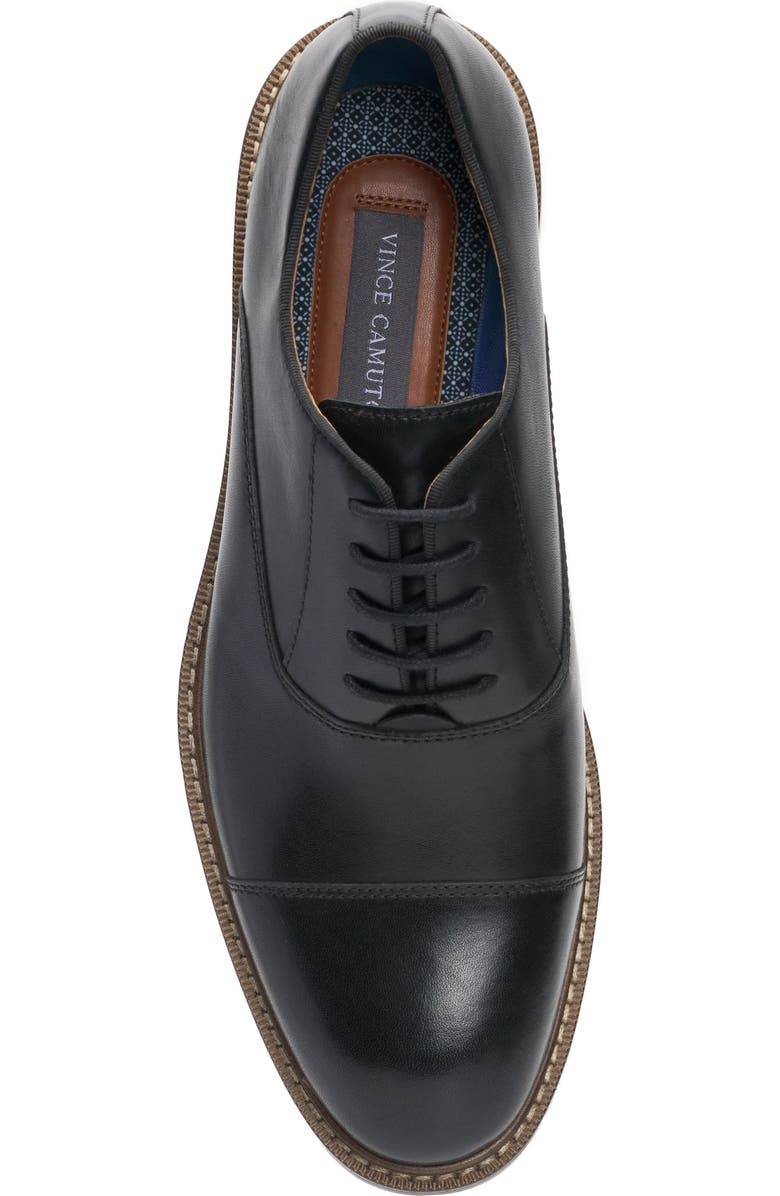 Vince Camuto Loxley Cap Toe Oxford, Alternate, color, Black